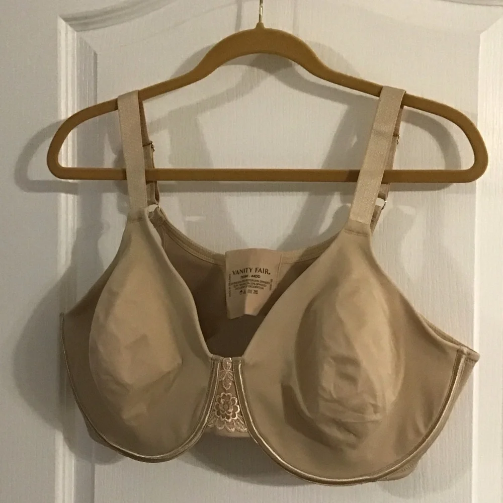 Vanity Fair Beauty Back Minimizer Full Figure Underwire Bra 44DD